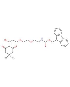 Astatech (9H-FLUOREN-9-YL)METHYL (2-(2-(3-(4,4-DIMETHYL-2,6-DIOXOCYCLOHEXYLIDENE)-3-HYDROXYPROPOXY)ETHOXY)ETHYL)CARBAMATE; 0.1G; Purity 95%; MDL-MFCD3